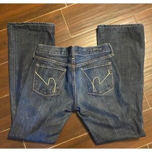 Citizens of Humanity Kelly 001 Jeans Women 29 Dark Wash Excellent Low Bootcut